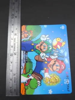 Mario Yoshi Luigi Bowser #4 Mario Kart Card Carddass Nintendo BANPRESTO 1993 - Image 4