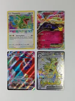 Pokemon TCG Cards Rayquaza Amazing Rare Xerneas Tyranitar EX NM Pokemon Card Lot - Image 1