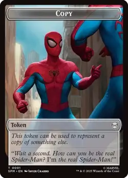 Copy | Human Citizen Double Sided Token [Marvel's Spider-Man] MTG - Image 1