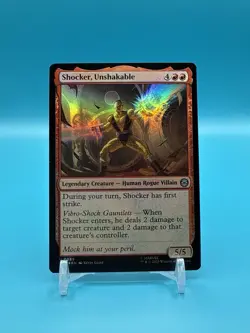 Shocker, Unshakable - Marvel’s Spider-Man (SPM) - MTG - FOIL - Image 1