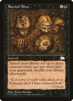 Buried Alive [Weatherlight] Magic MTG - Image 1