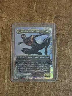 NM Borderless Foil Miles Morales, MTG, Marvel's Spider-Man, Magic, 200 IN HAND - Image 2