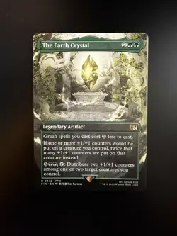 MTG Final Fantasy English The Earth Crystal Borderless 0342 Non-Foil - Image 1
