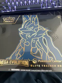 Pokemon TCG Mega Evolution Elite Trainer Box Mega Lucario Pokemon Center - Image 1