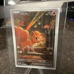 Pokemon Mega Evolution Vulpix IR 138/132 NM Pack Fresh English - In Hand - Image 1