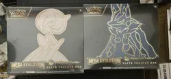 Pokemon TCG Mega Evolution Gardevoir & Lucario ETB - Set of 2 **Factory Sealed** - Image 1