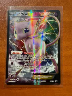 2016 Pokemon XY Black Star Super Premium Collection Mew EX Promo #XY126 LP - Image 1