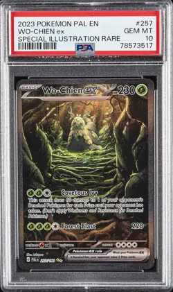 2023 POKEMON PAL EN-PALDEA EVOLVED SPECIAL ILLUSTRATION RARE WO-CHIEN EX PSA 10 - Image 1
