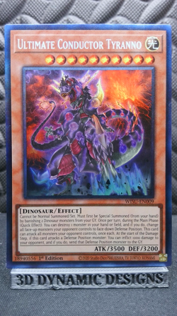 | Yugioh Ultimate Conductor Tyranno WISU-EN009 1st Collector's Rare NM/VLP | - Image 1