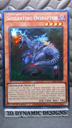| Yugioh Souleating Oviraptor WISU-EN012 1st Collector's Rare NM 🔥 | - Image 1