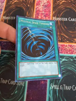 Yugioh Mystical Space Typhoon LCYW-EN062 Secret Rare Unlimited Near Mint - Image 2