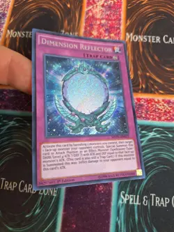 Yugioh Dimension Reflector MVP1-ENS21 Secret Rare 1st Edition Near Mint - Image 2