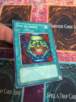 Yugioh Pot of Greed SD4-EN018 Common 1st Edition Near Mint - Image 2