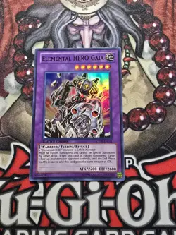 Yugioh Elemental Hero Gaia CT08-EN011 Super Rare Limited Edition VLP - Image 1