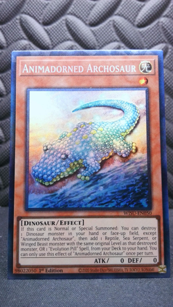 | Yugioh Animadorned Archosaur WISU-EN050 1st Collector's Rare NM- 🔥 | - Image 2
