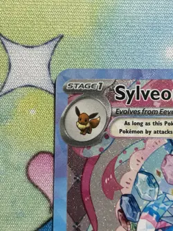 Pokemon Sylveon EX TCG Prismatic Evolutions Holo Card 156/131 Mint Condition - Image 2