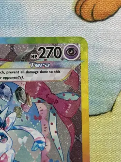 Pokemon Sylveon EX TCG Prismatic Evolutions Holo Card 156/131 Mint Condition - Image 3