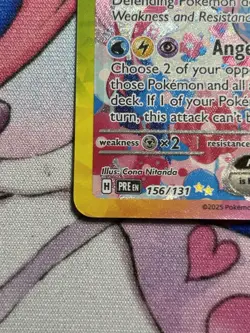 Pokemon Sylveon EX TCG Prismatic Evolutions Holo Card 156/131 Mint Condition - Image 5