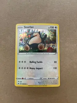 Snorlax 140/202 - Sword & Shield Promo - Holo Rare Pokemon Card - Near Mint (NM) - Image 1