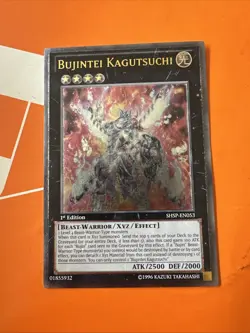 Yu-Gi-Oh Bujintei Kagutsuchi Ultimate Rare Card SHSP-EN053 1st Edition - Image 1