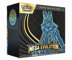 Pokemon Trading Card Game TCG Mega Evolution Elite Trainer Box ETB Lucario NEW - Image 1