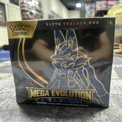 Pokemon Trading Card Game TCG Mega Evolution Elite Trainer Box ETB Lucario NEW - Image 2