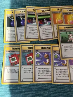 21 Japanese Pokemon Trainer Cards - 1996-1998 Base & Gym Series - Vintage - Image 2