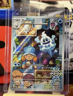 Vanillish 190/182 Pokemon Holiday Calendar 2025 Festive Stamp Promo Card SEALED - Image 1