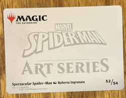 MTG Marvel Spider-Man Art Card, Spectacular Spider-Man 52/54 - Image 2