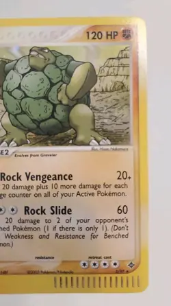 Golem 5/97 Holo Foil Rare EX Dragon Pokemon Card 2003 WoTC E Series HP - Image 5