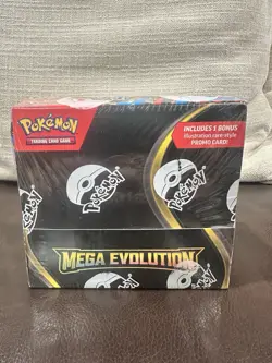 Pokemon TCG Mega Evolution Enhanced Booster Display Box 36 Pks & 1 Promo Card - Image 1