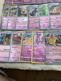 TCG Pokemon Card Lot 119 Psychic type w/holos, rares, full art, double rares etc - Image 5