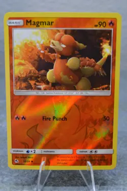 Magmar 10/68 Hidden Fates 2019 Reverse Holo Foil Uncommon Pokemon TCG Card - NM - Image 1