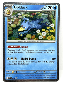 Golduck - MEP 008 Pokemon TCG Mega Evolutions Black Star Promo Pokemon Card - Image 1