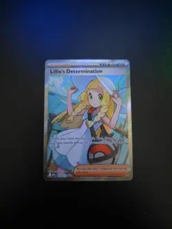Pokemon TCG Mega Evolution Lillie’s Determination Full Art Trainer Card 169/132 - Image 1