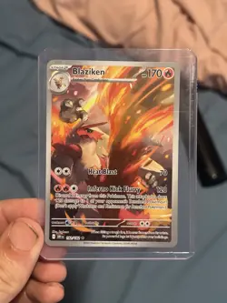 Pokemon TCG Destined Rivals Blaziken 192/182 Full Art Illustration Rare Card - Image 1