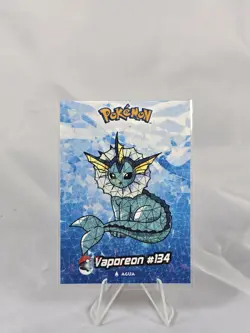 Vaporeon #134 - Cracked Ice Holo - Crystal Collection 2024 - Pokemon Card - Image 1