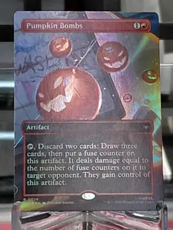 Pumpkin Bombs (Borderless) Marvel's Spider-Man: Eternal-Legal Foil - Image 1