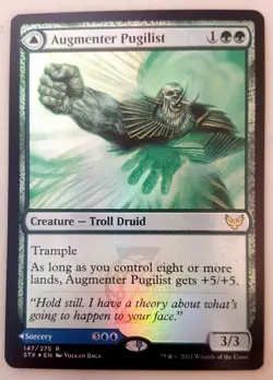 1x Augmenter Pugilist // Echoing Equation FOIL Strixhaven Magic the Gathering NM - Image 1