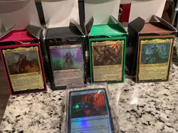 Magic the Gathering Warhammer 40k Universes Beyond Commander Deck FULL SET OF 4 - Image 1