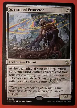 MTG, MAGIC: SPAWNBED PROTECTOR, 0036, RARE , REGULAR FINISH, M3C - Image 1