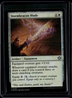 Stormbeacon Blade - 27 - Foil - TDM - NM - MTG Magic the Gathering - Image 1