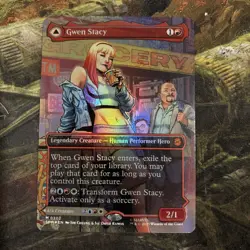 Gwen Stacy (0202) (Borderless) Foil, Marvel's Spider-Man Magic Ghost-Spider - Image 1