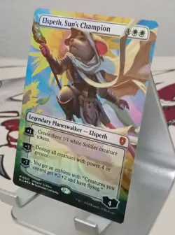 Elspeth Sun's Champion (Borderless) Commander Bloomburrow Foil #97 MTG NM Mythic - Image 2
