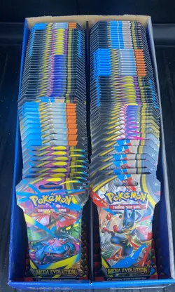 Pokemon Mega Evolutions Sleeve Booster Packs X100 - Image 1