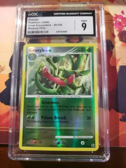 CGC 9 Mint Grovyle Reverse Holo 2008 Pokemon Diamond&Pearl Great Encounters #40 - Image 1