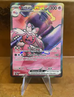 Pokemon TCG Tinkaton ex 240/193 Sv02: Paldea Evolved Ultra Rare Holo NM/MINT - Image 1