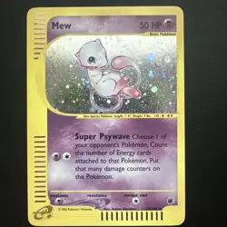 Pokemon Tcg Mew 019/165 Expedition Base Set Holo LP/NM - Image 1