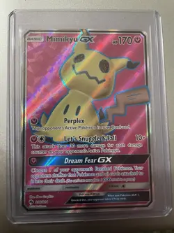 Pokemon Mimikyu GX (Full Art) - SM - Lost Thunder (SM8) 206/214 Ultra Rare NM-M - Image 1