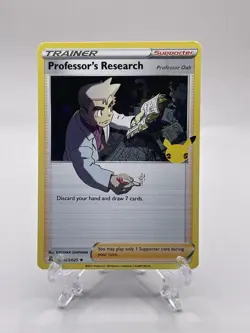 🔥Pokemon TCG-Professor's Research-023/025-Holo-Celebrations-M/NM!🔥 - Image 1